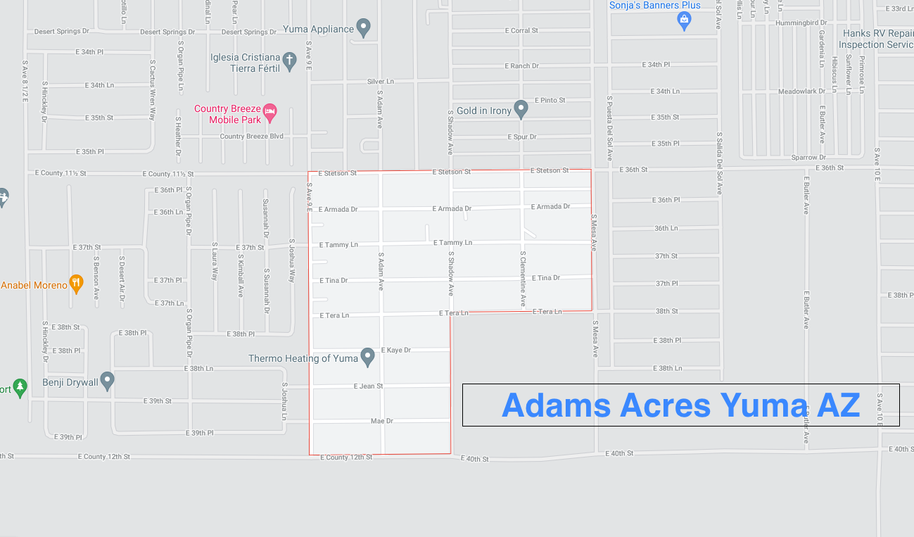 Adams Acres Locksmith Yuma Arizona